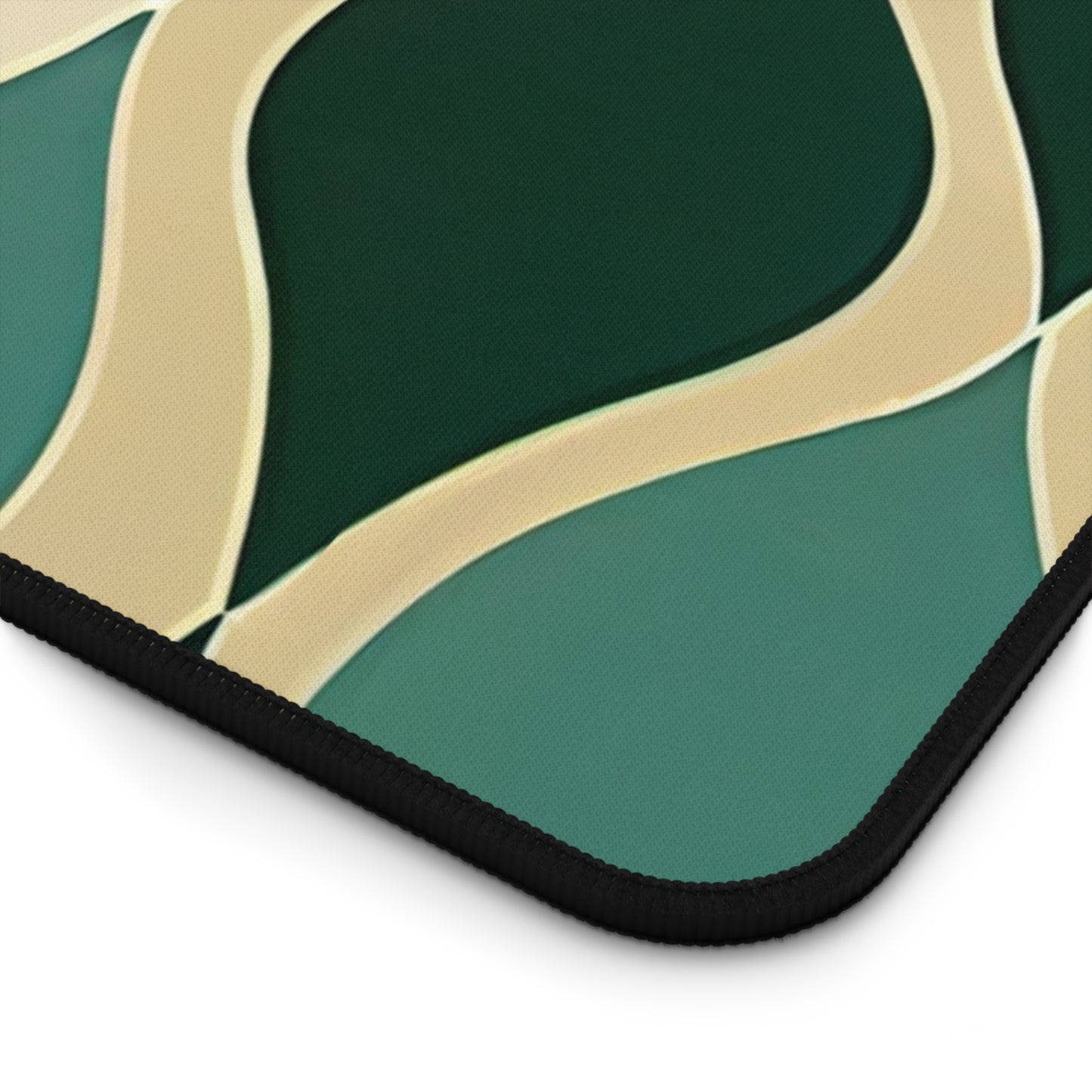 Desk Mat - Deco Aqua Ringlets