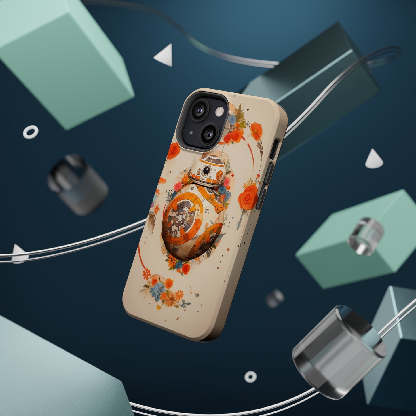 MagSafe Tough iPhone Case - BB-8 Paper Cut Craft Illustration