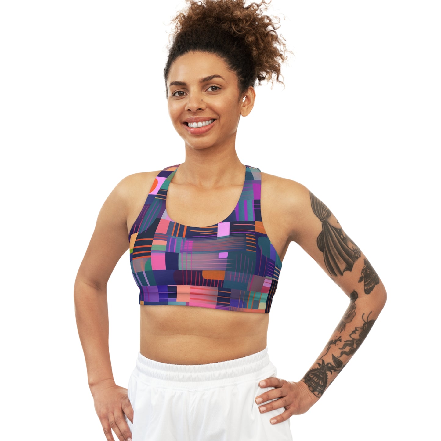 Sports Bra - Ronsard Moscow Plaid