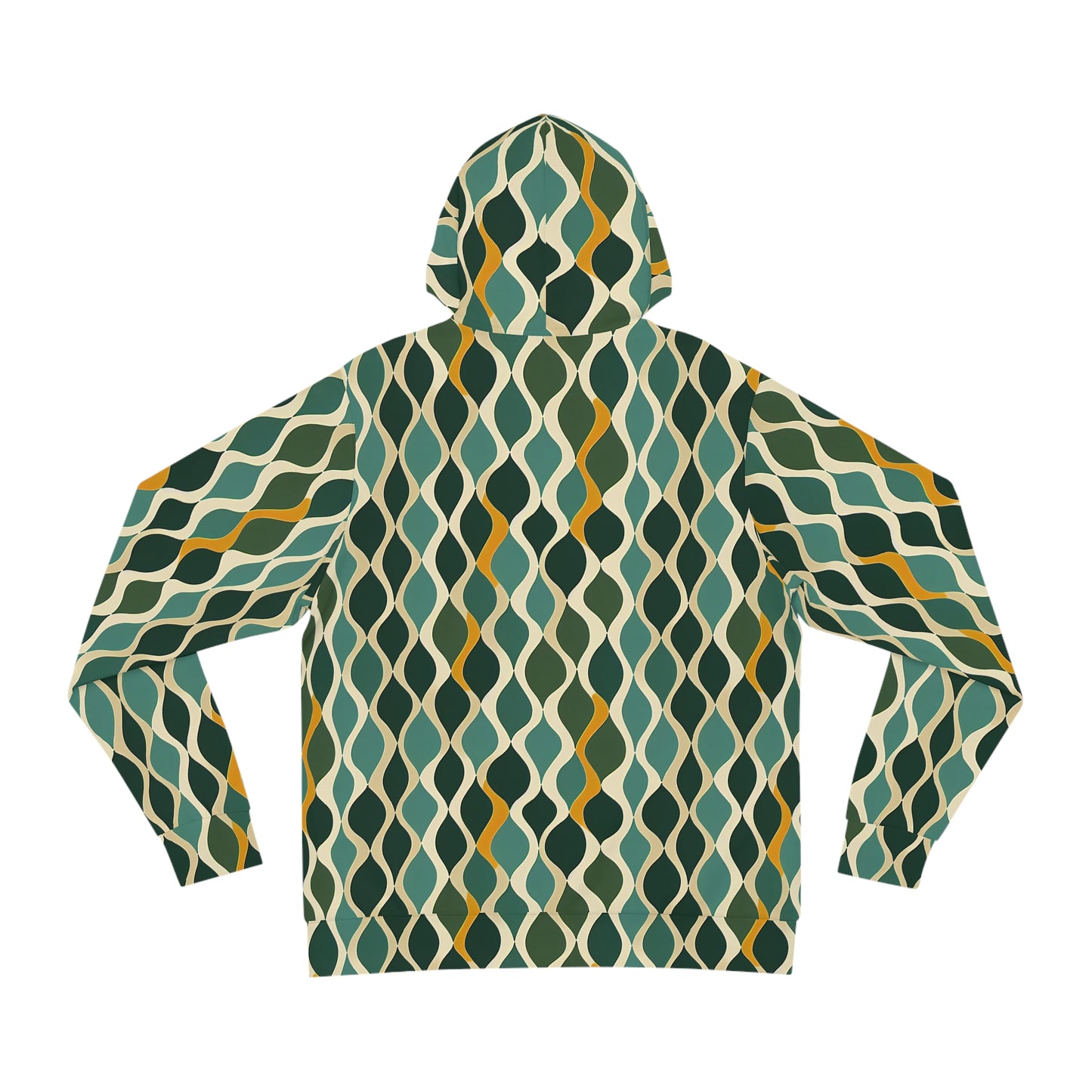 Hoodie - Deco Aqua Ringlets