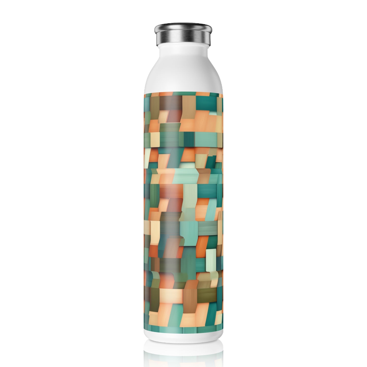 Slim Water Bottle - Euphemia Livorno Basketweave