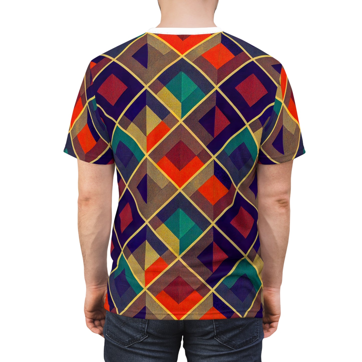 Unisex Tee Shirt - Herringbone Kaleidoscope