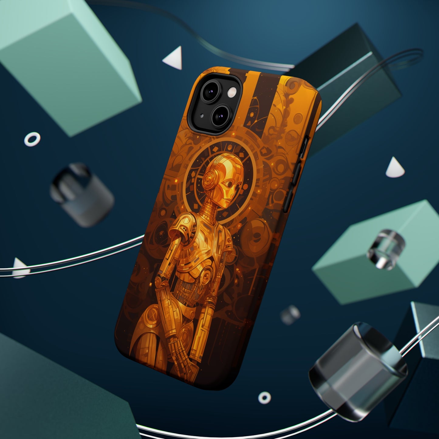 MagSafe Tough iPhone Case - C3P0 Art Nouveau