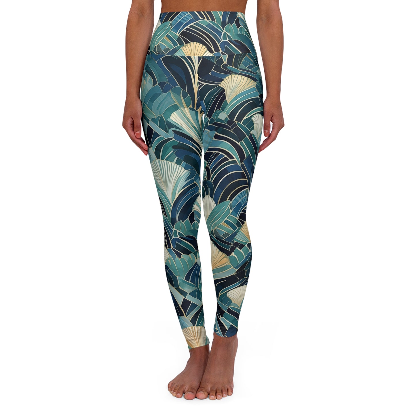 High Waisted Leggings - Burchard Paris Tribal