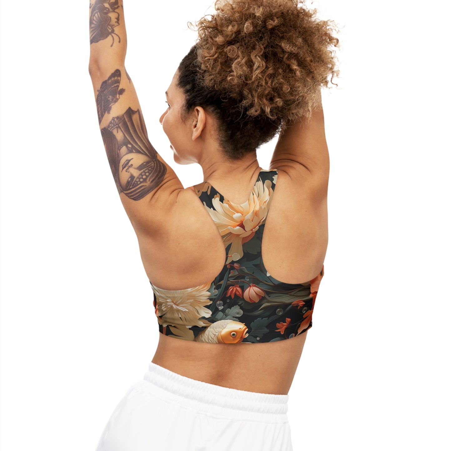 Sports Bra - Annora Marichyasana Anime Koi Fish