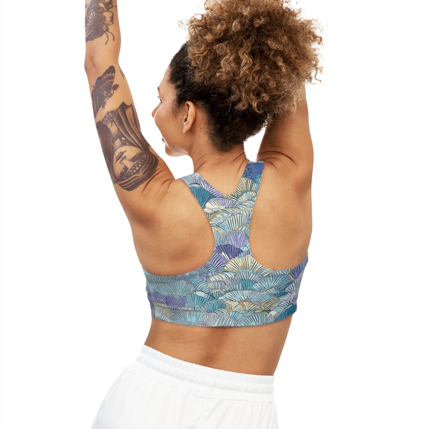Sports Bra - Quentin Owosso Seersucker