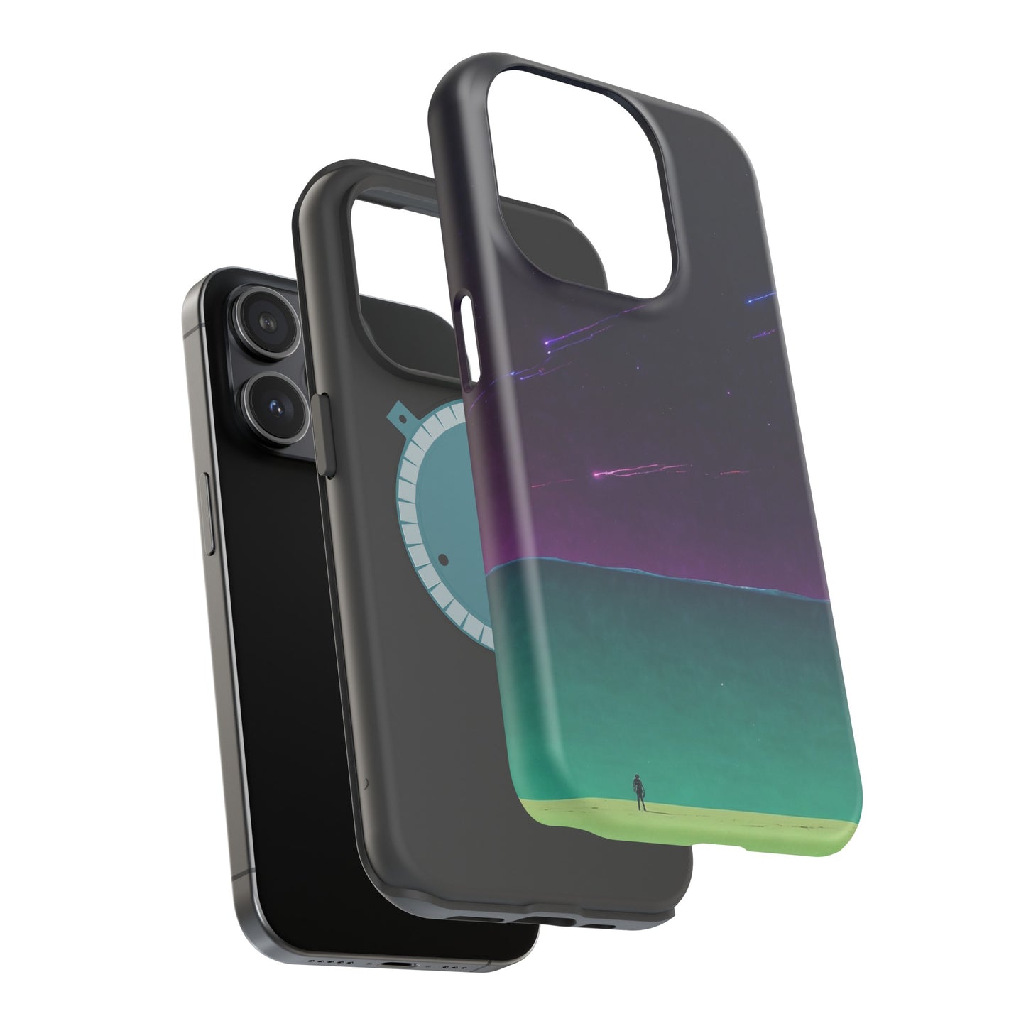 MagSafe Tough iPhone Case - Galactic Synthwave