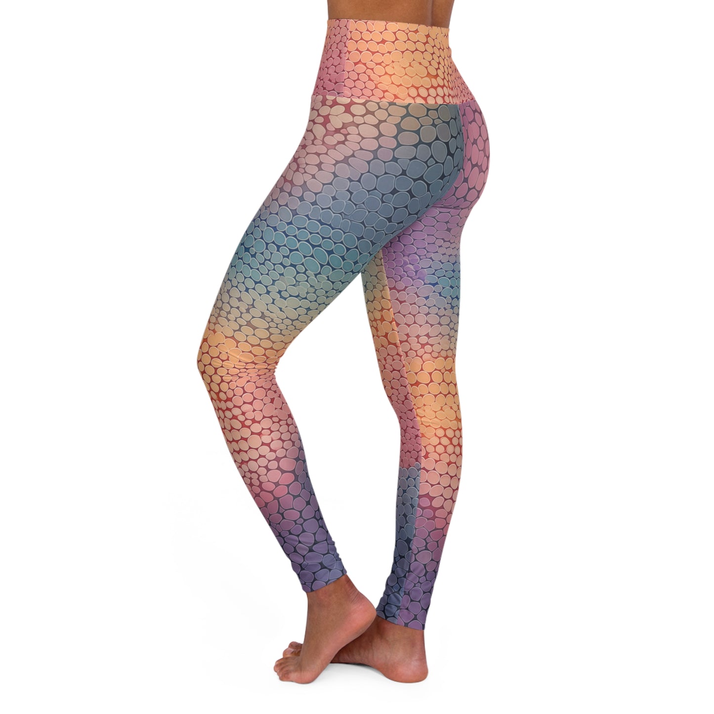 High Waisted Leggings - Tove Florence Pin Dot