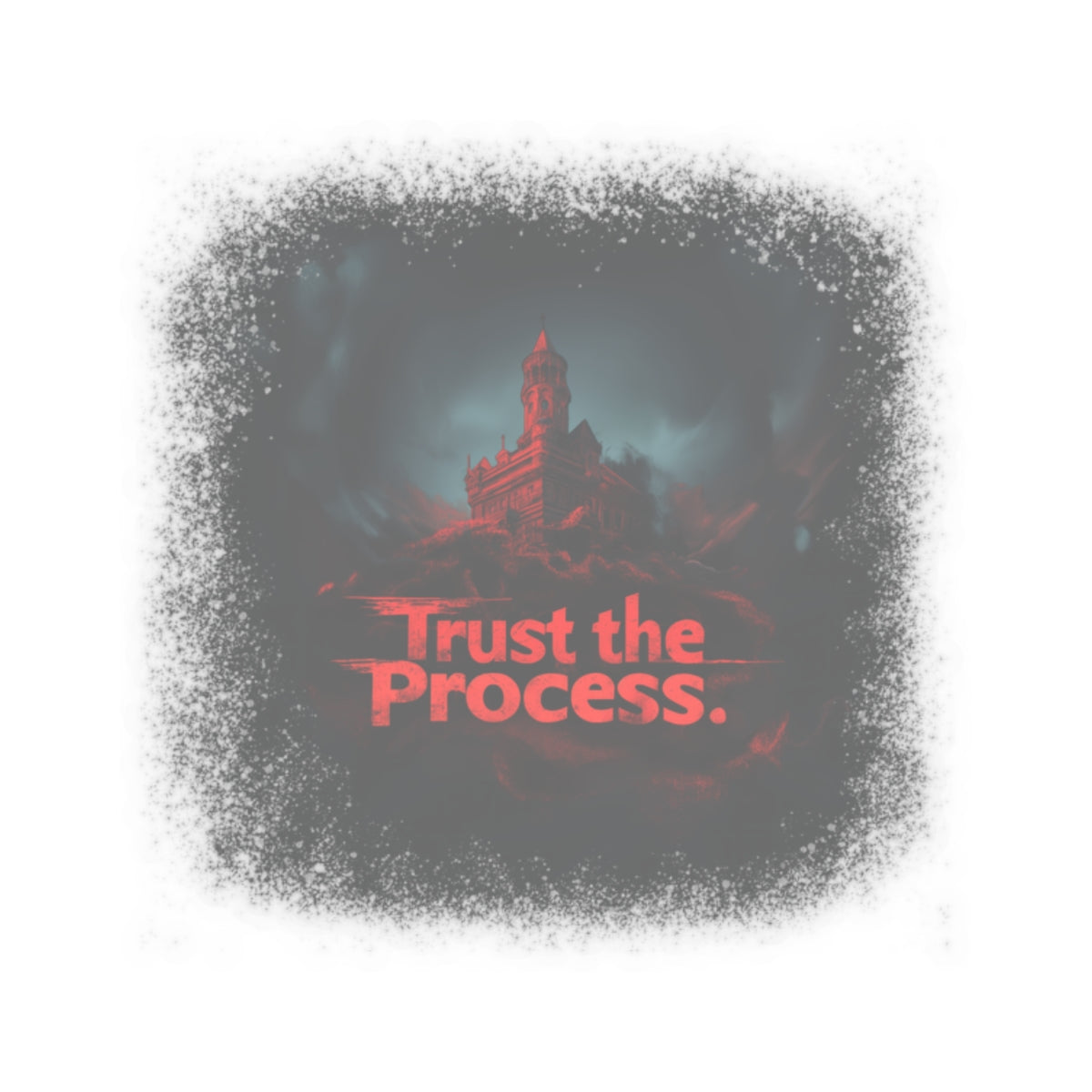 Kiss-Cut Stickers - Trust The Process Horror