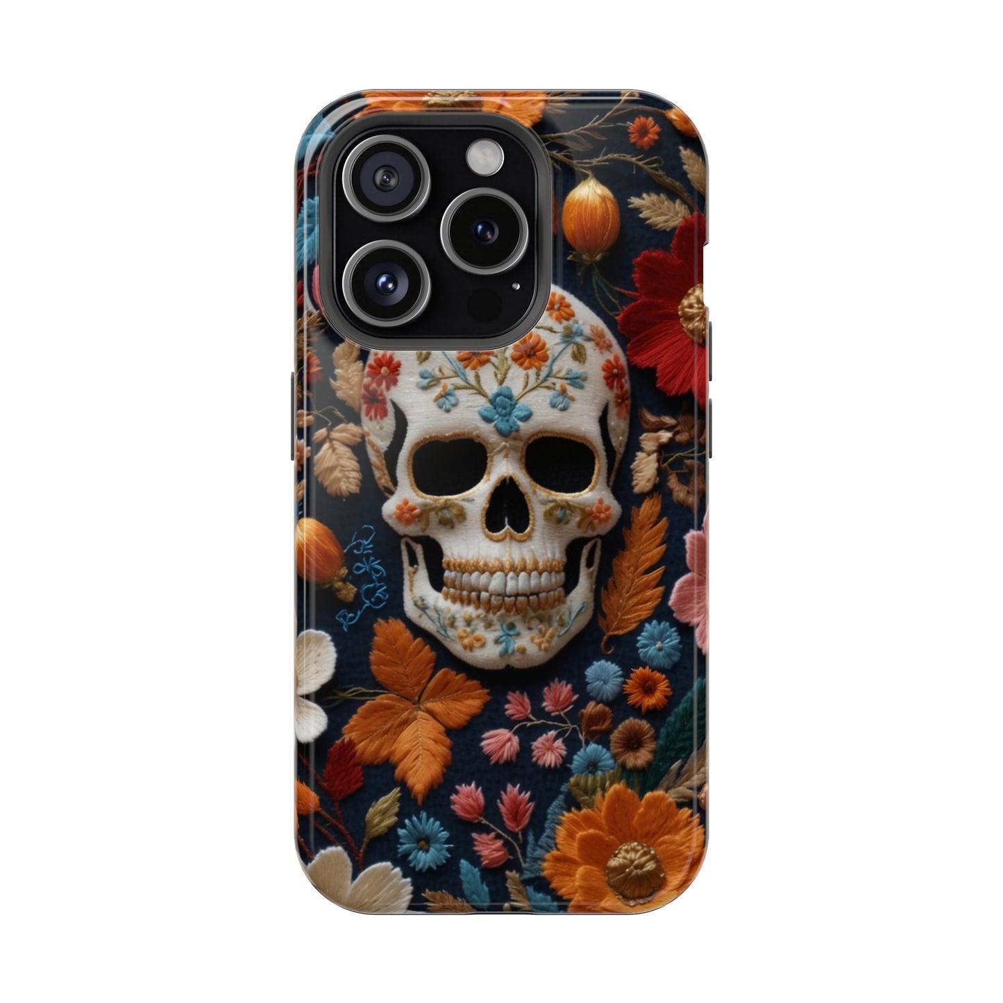 MagSafe Tough iPhone Case - "Embroidery Artistry"