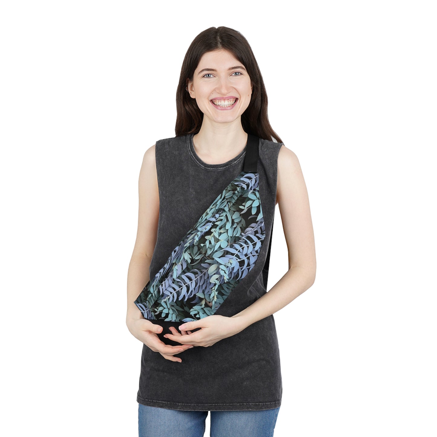 Large Fanny Pack/Bum Bag - Purple Sage, Purple Sage