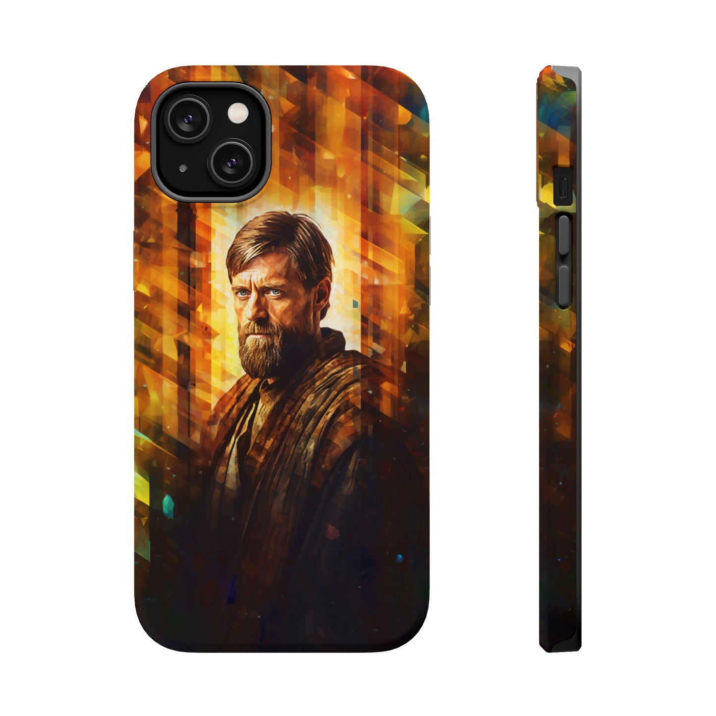 MagSafe Tough iPhone Case - Obi Wan Kenobi Abstract Expressionism