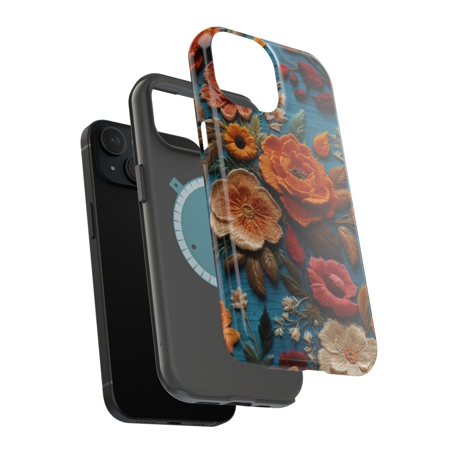 MagSafe Tough iPhone Case - Embroidered Artistry