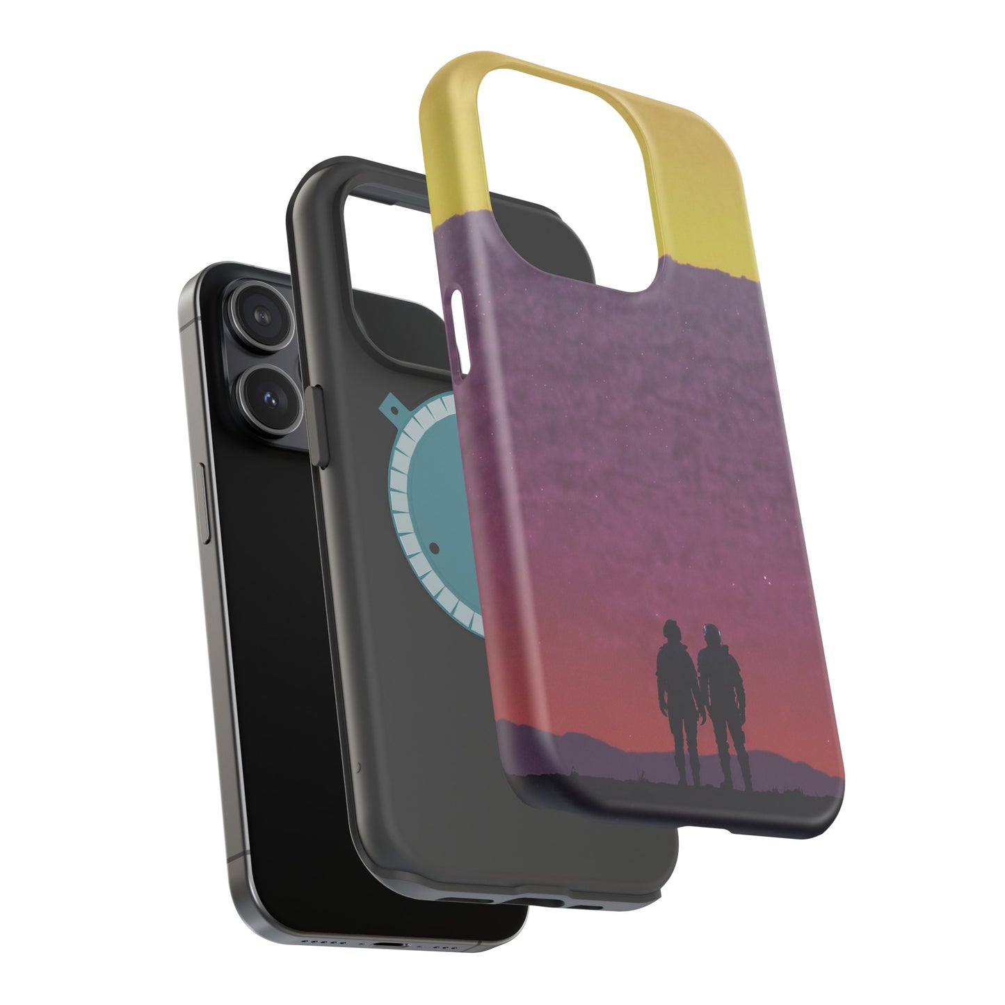MagSafe Tough iPhone Case - "Cosmic Synthwave"