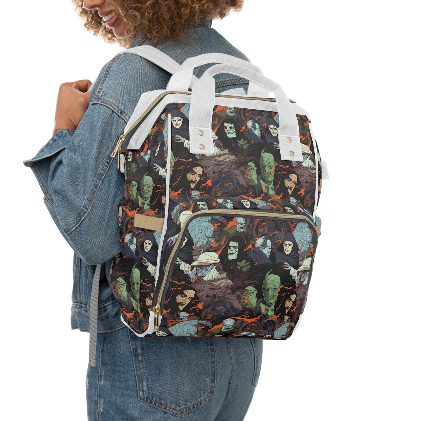 Diaper Bag - Spooky Monsters Anime Alpha