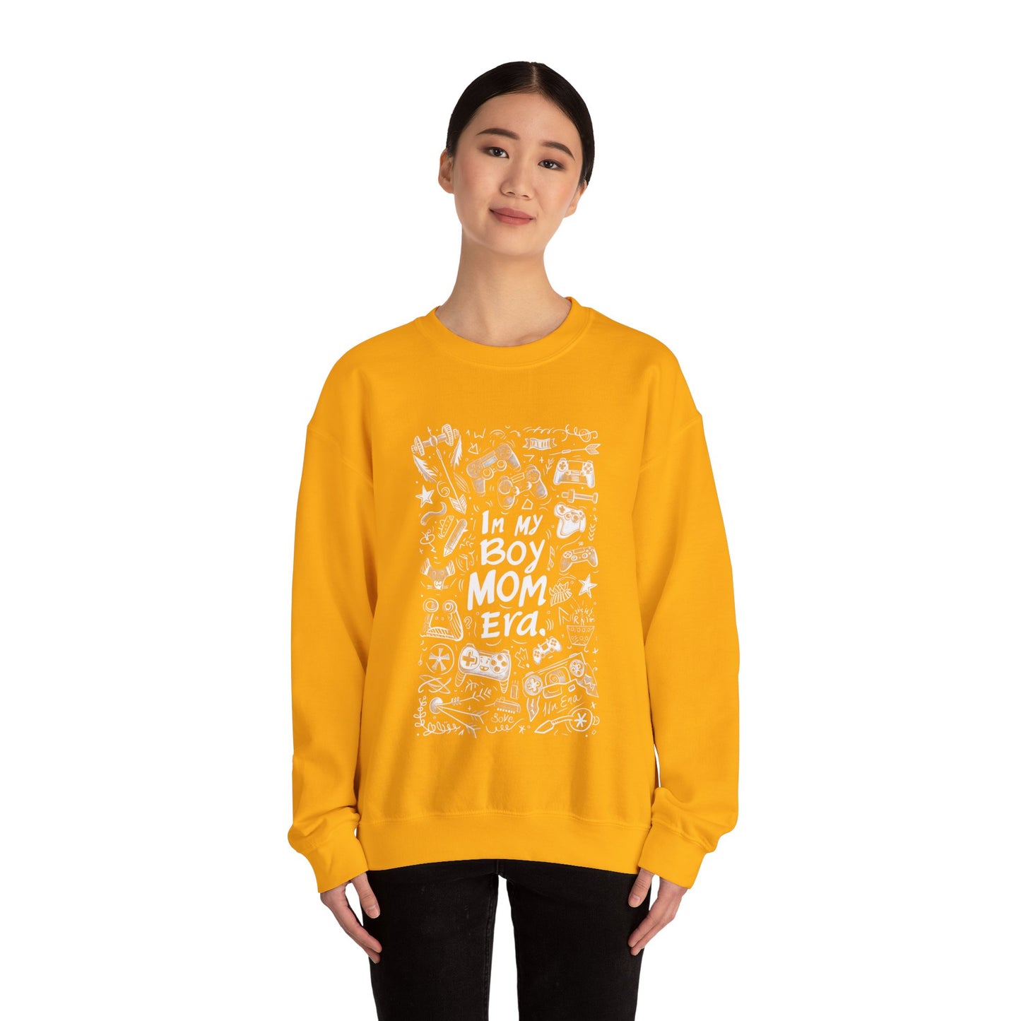 Unisex Heavy Blend™ Crewneck Sweatshirt - In My Boy Mom Era - Gamer