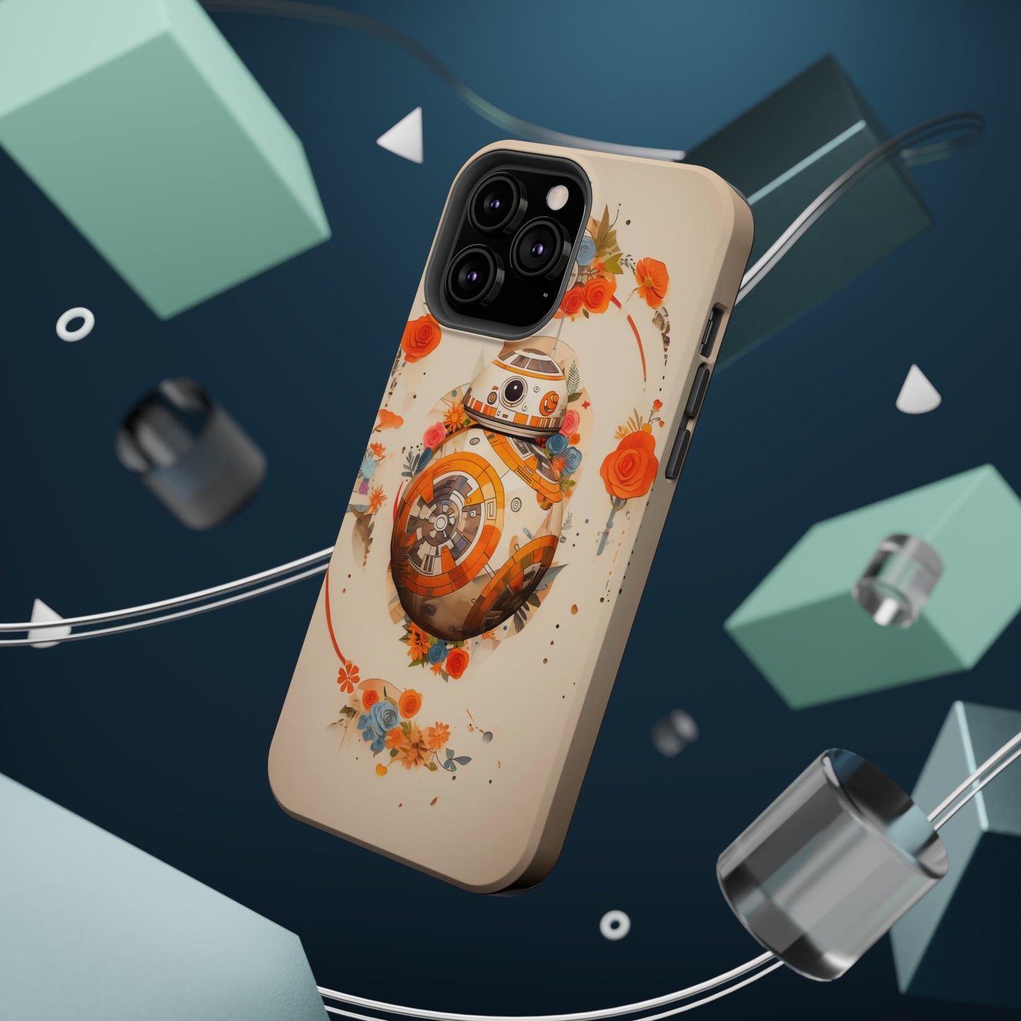 MagSafe Tough iPhone Case - BB-8 Paper Cut Craft Illustration
