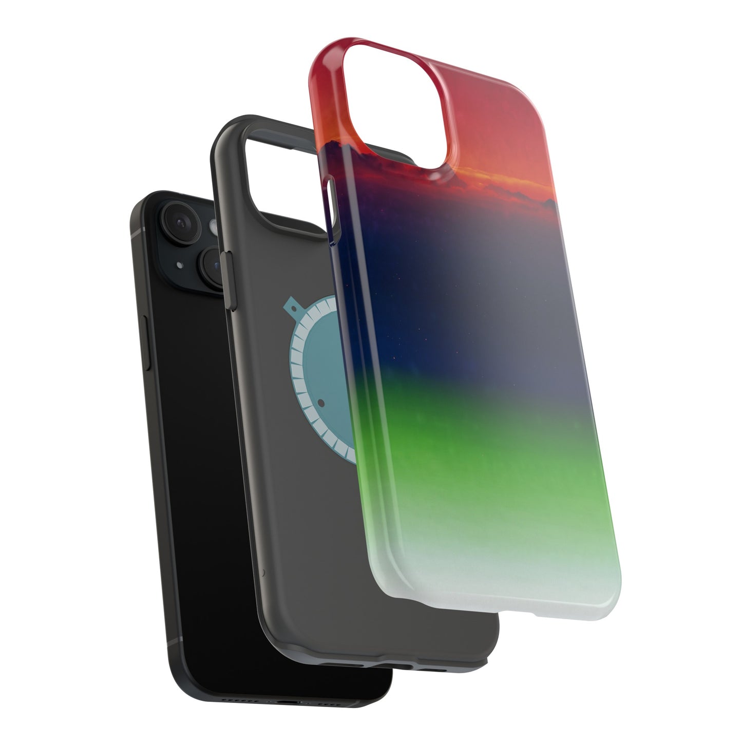 MagSafe Tough iPhone Case - "Cosmic Cyberpunk"