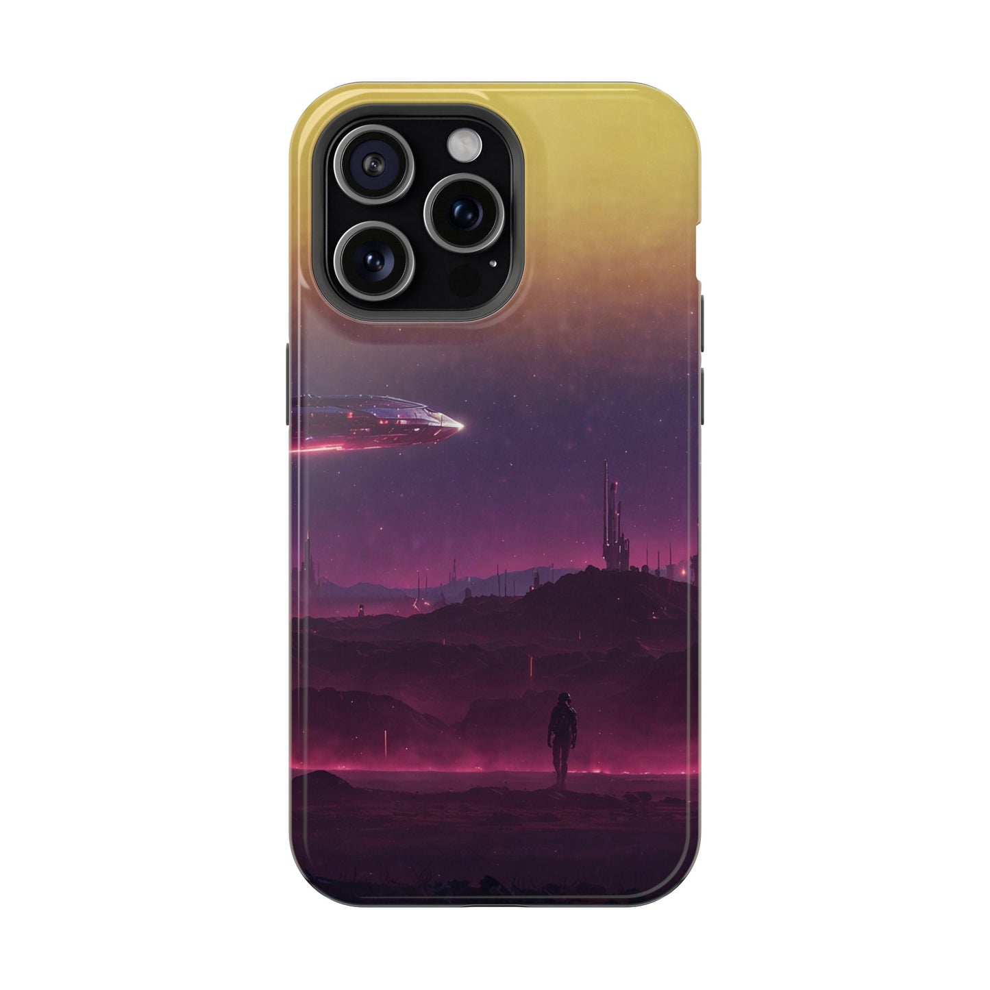MagSafe Tough iPhone Case - "Cosmic Cyberpunk"