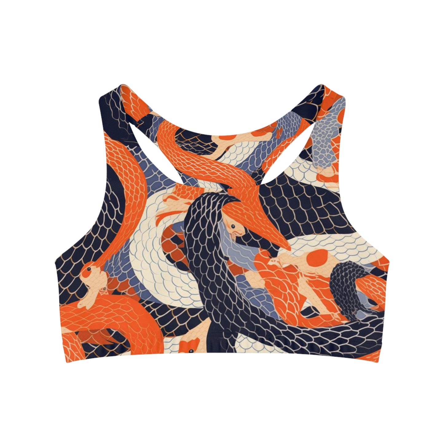 Sports Bra - Neville Marichyasana Snakes
