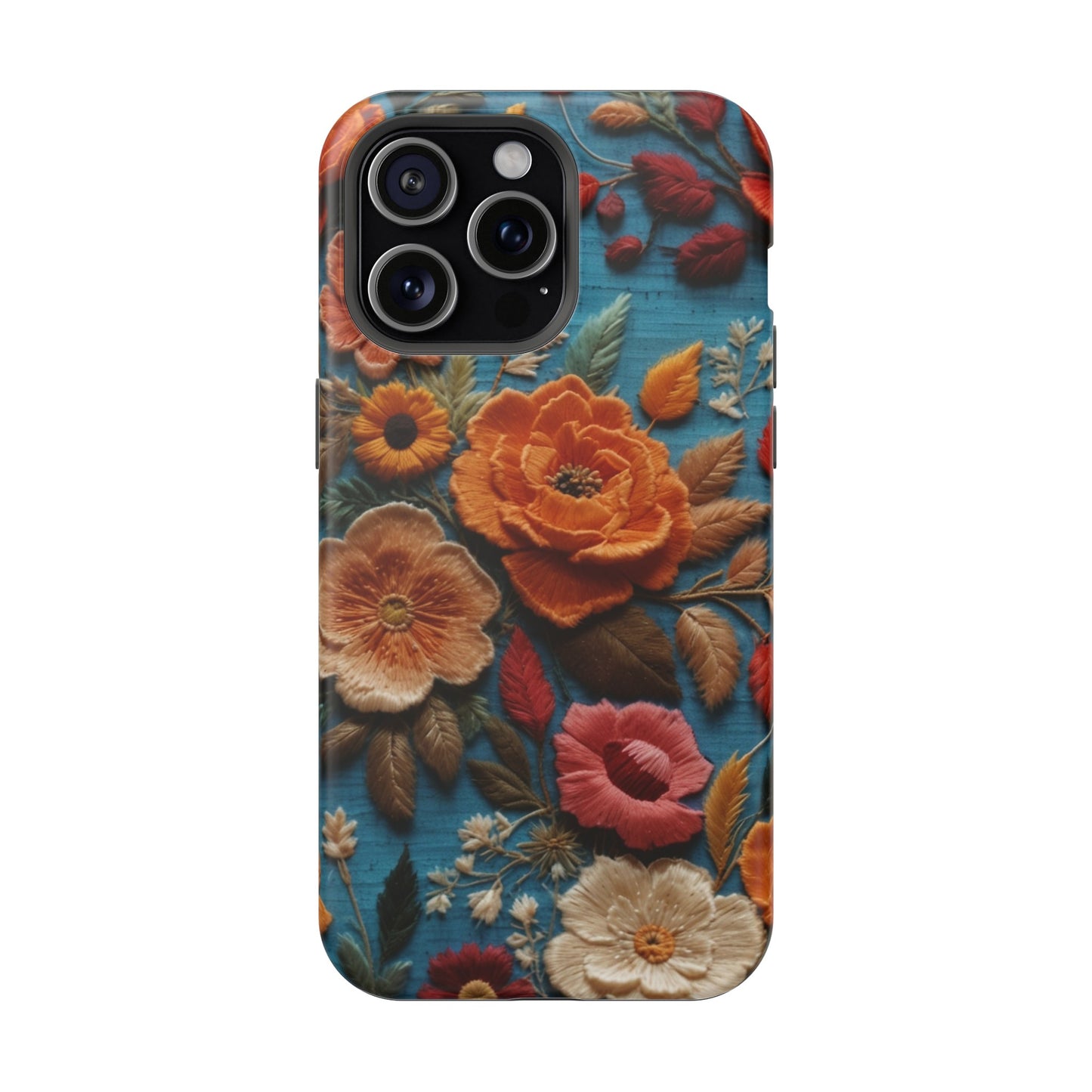 MagSafe Tough iPhone Case - Embroidered Artistry