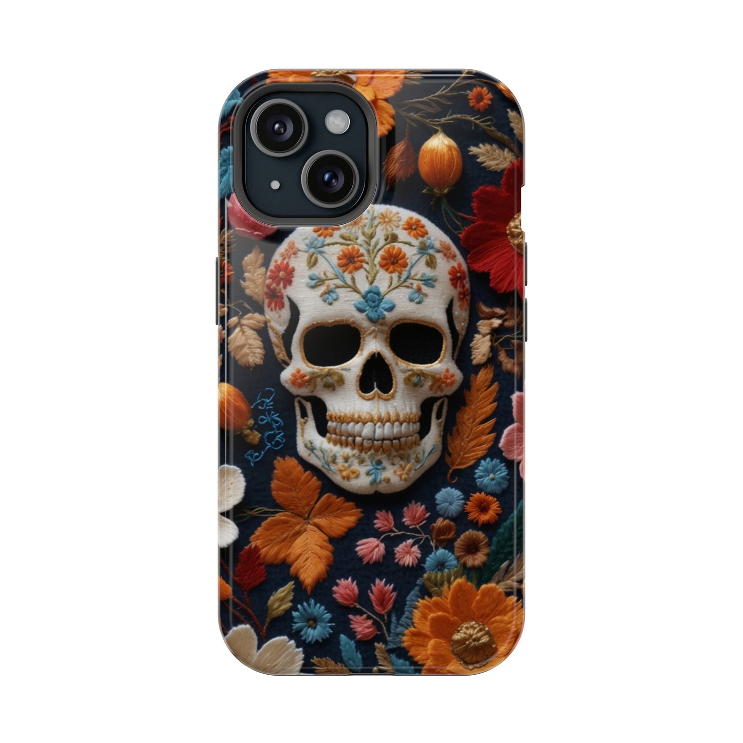 MagSafe Tough iPhone Case - "Embroidery Artistry"