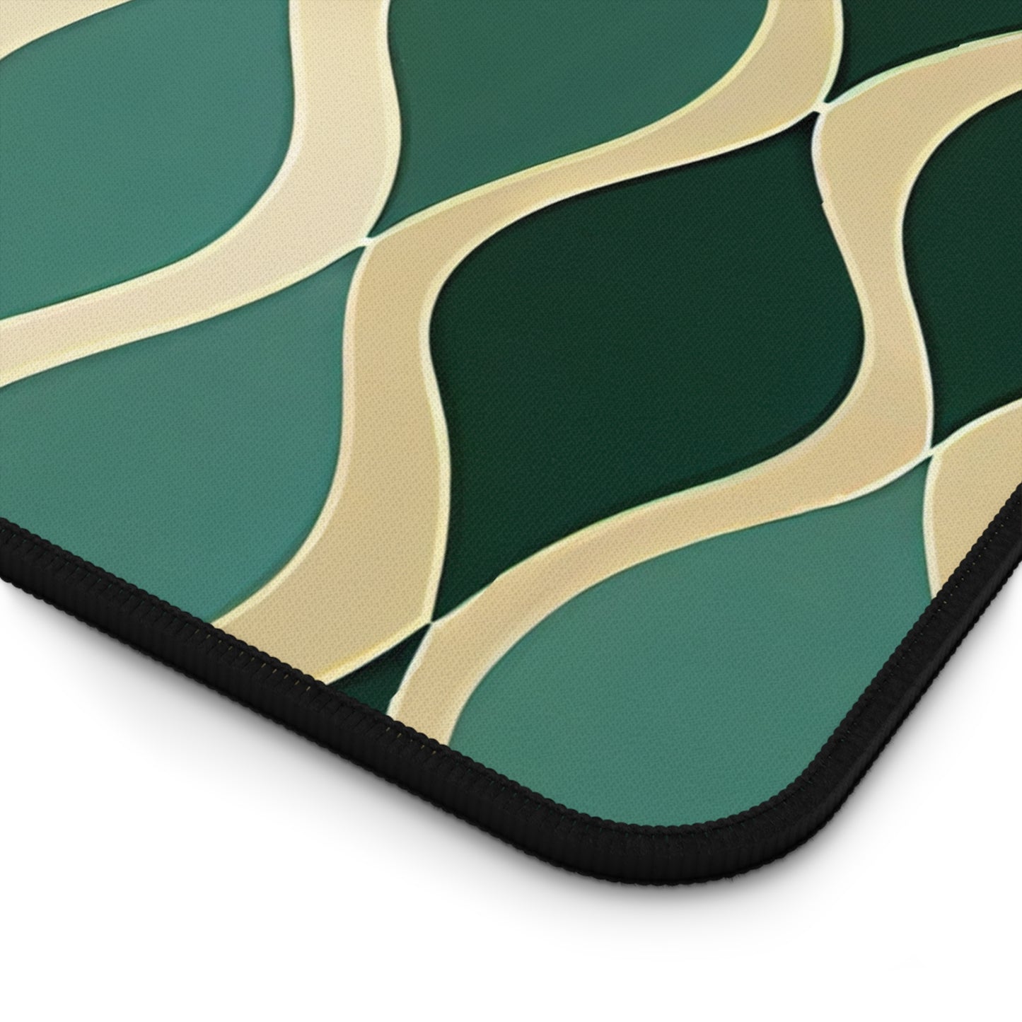 Desk Mat - Deco Aqua Ringlets