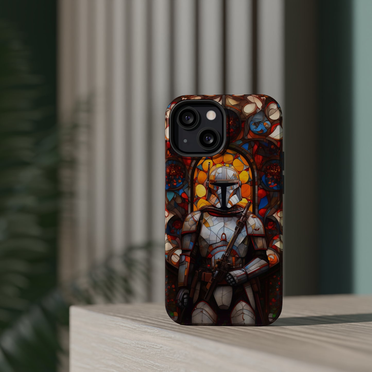 MagSafe Tough iPhone Case - Snow trooper Catholic Stained Glass Window