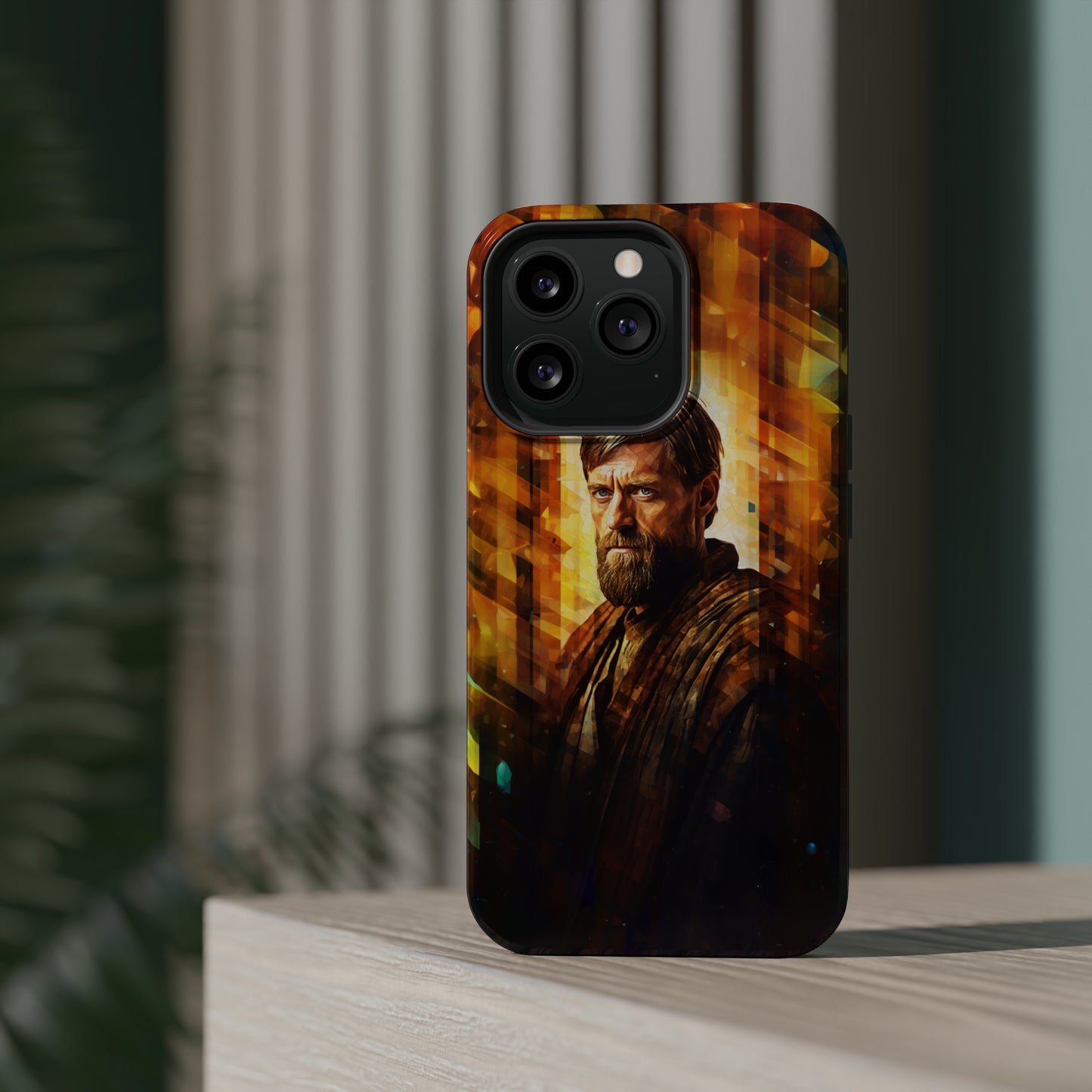 MagSafe Tough iPhone Case - Obi Wan Kenobi Abstract Expressionism