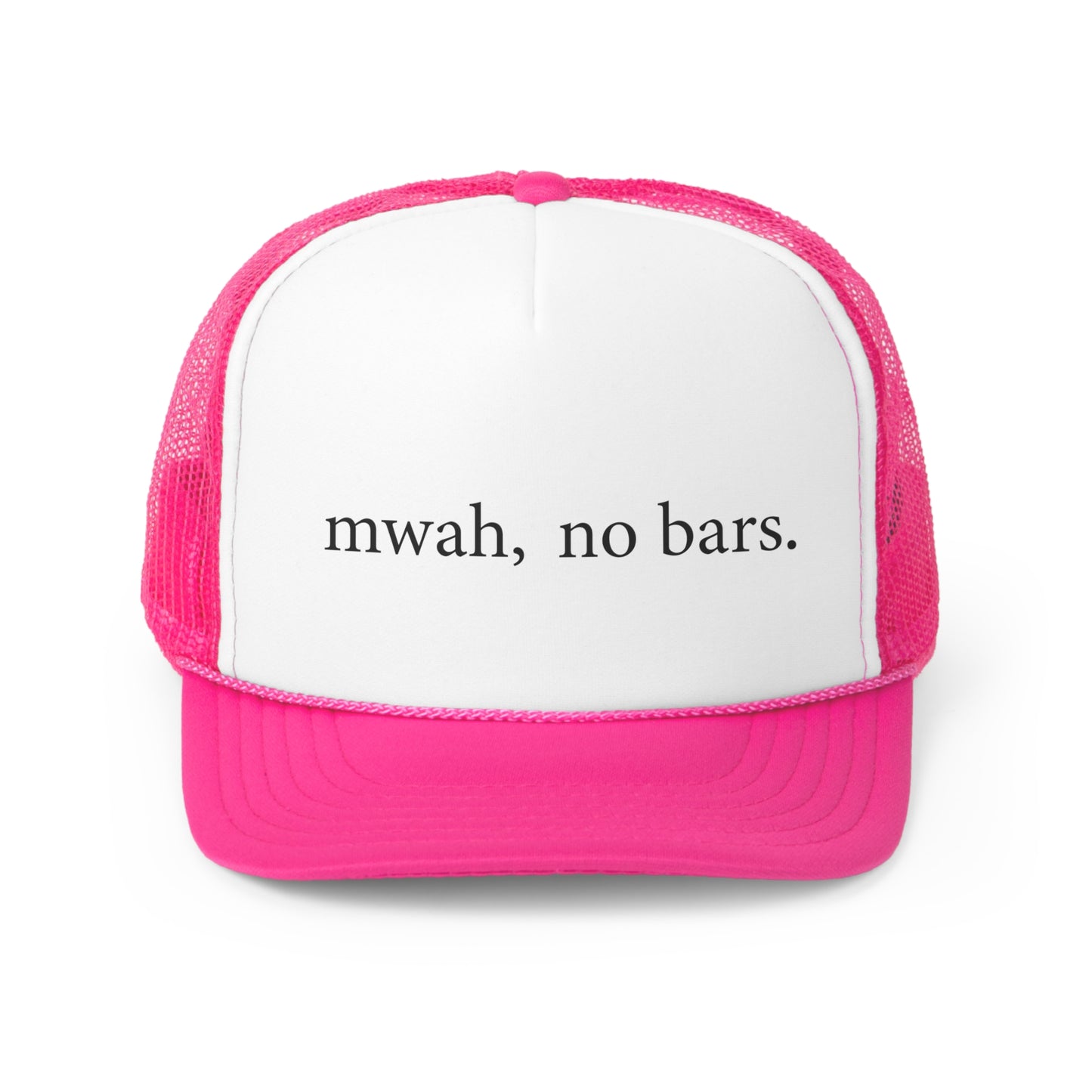 Trucker Caps - - mwah, no bars.