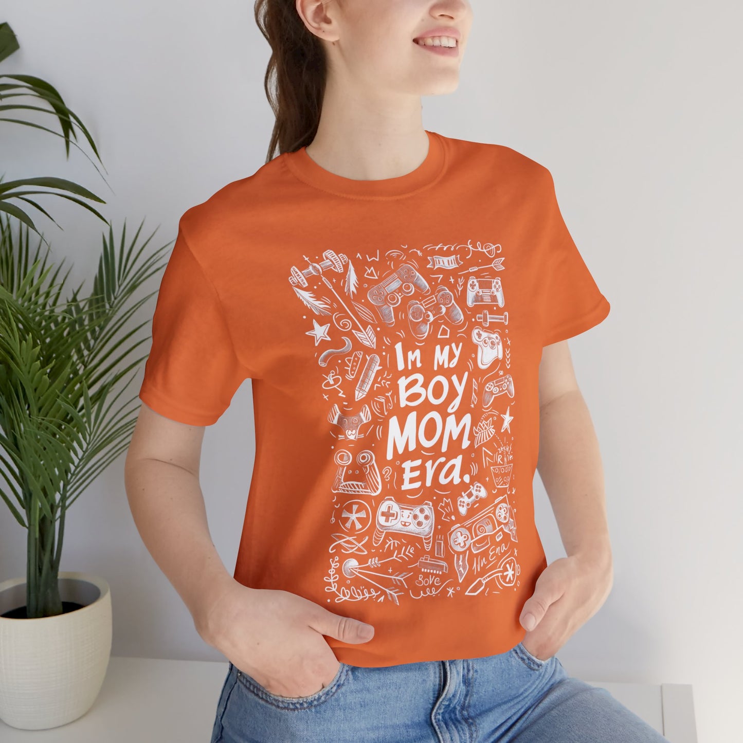 Unisex Jersey Short Sleeve Tee - In My Boy Mom Era - Gamer