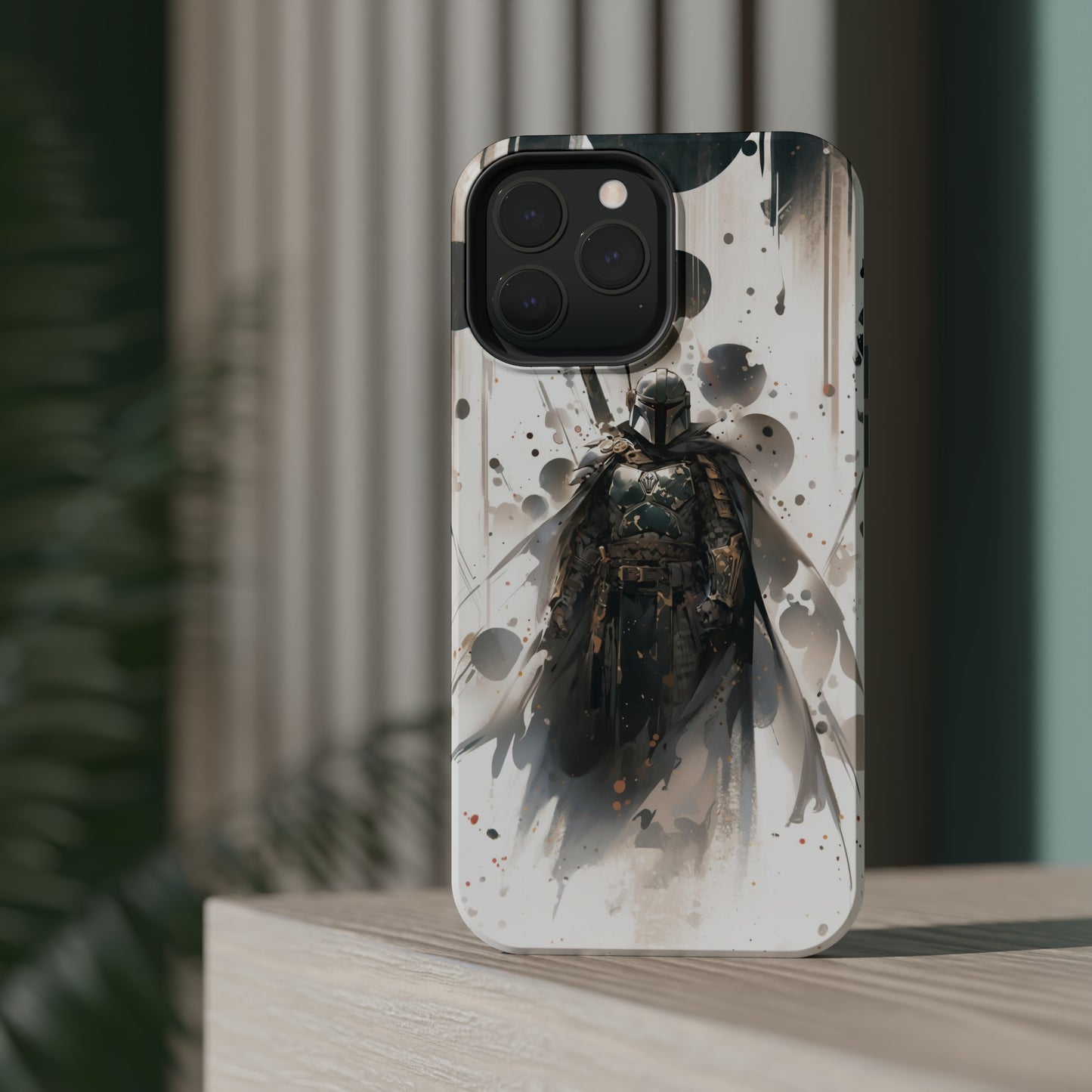 MagSafe Tough iPhone Case - Boba Fett Japanese ink Art