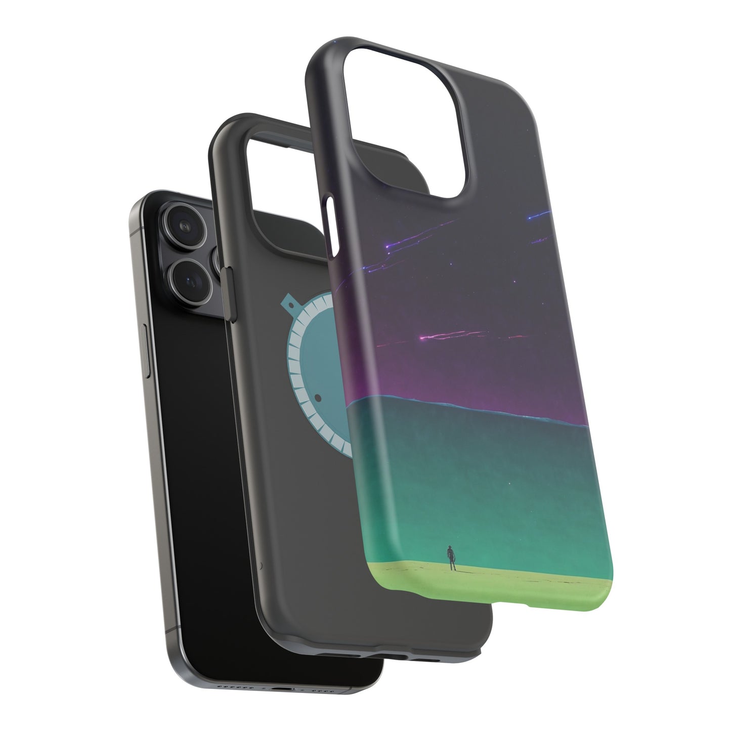 MagSafe Tough iPhone Case - Galactic Synthwave