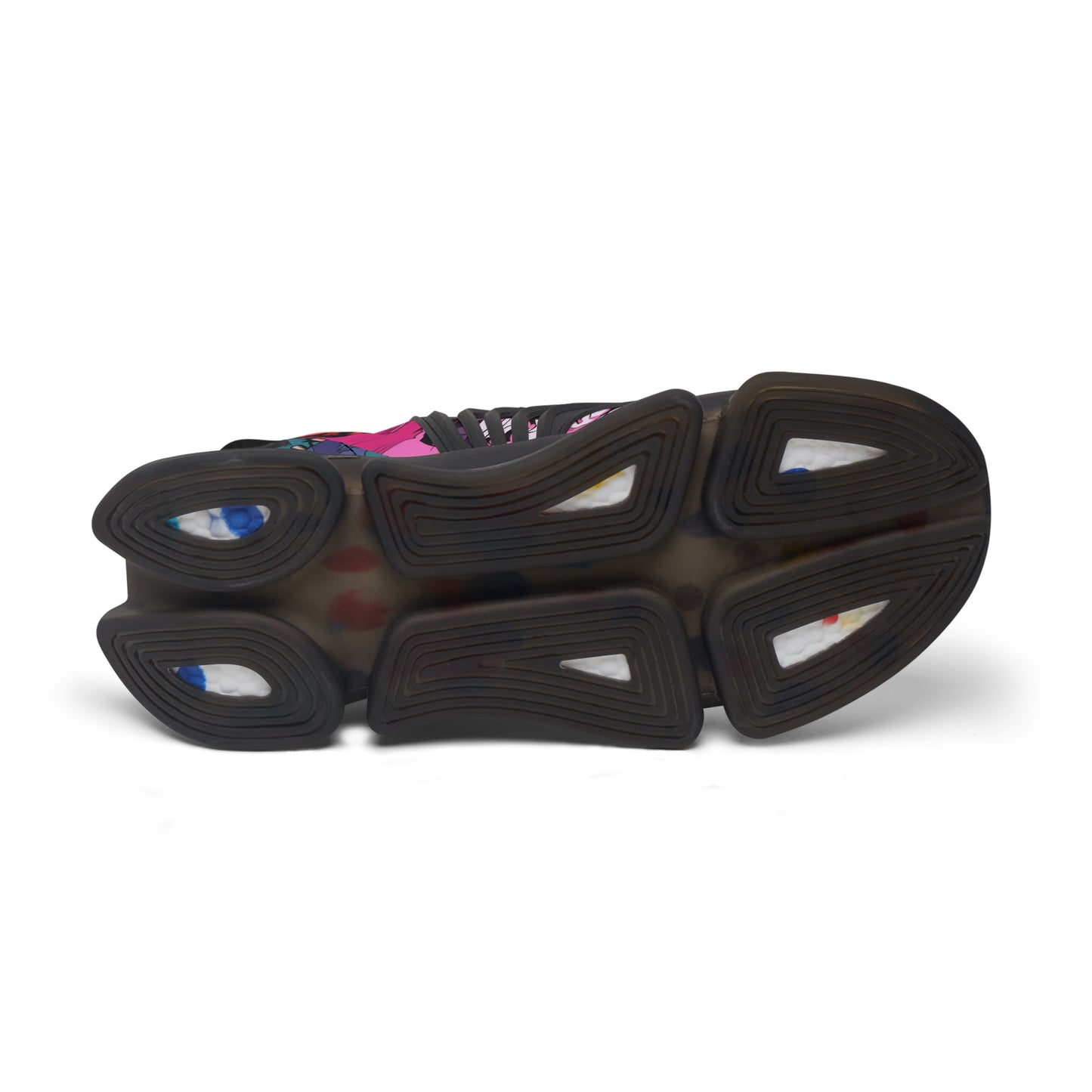 Women's Mesh Sneakers - Spooky Monsters Anime Beta