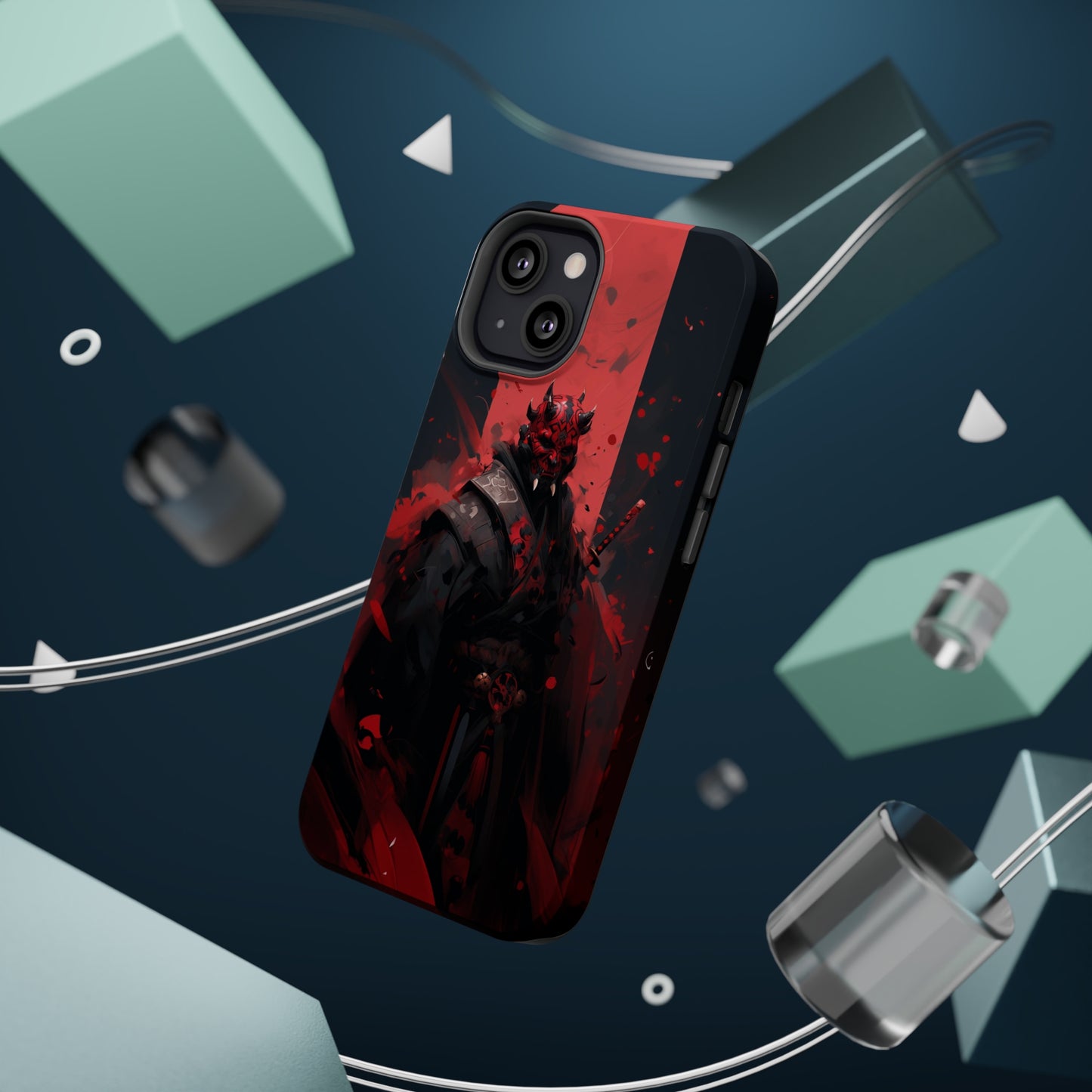 MagSafe Tough iPhone Case - Darth Maul Samurai High Detail