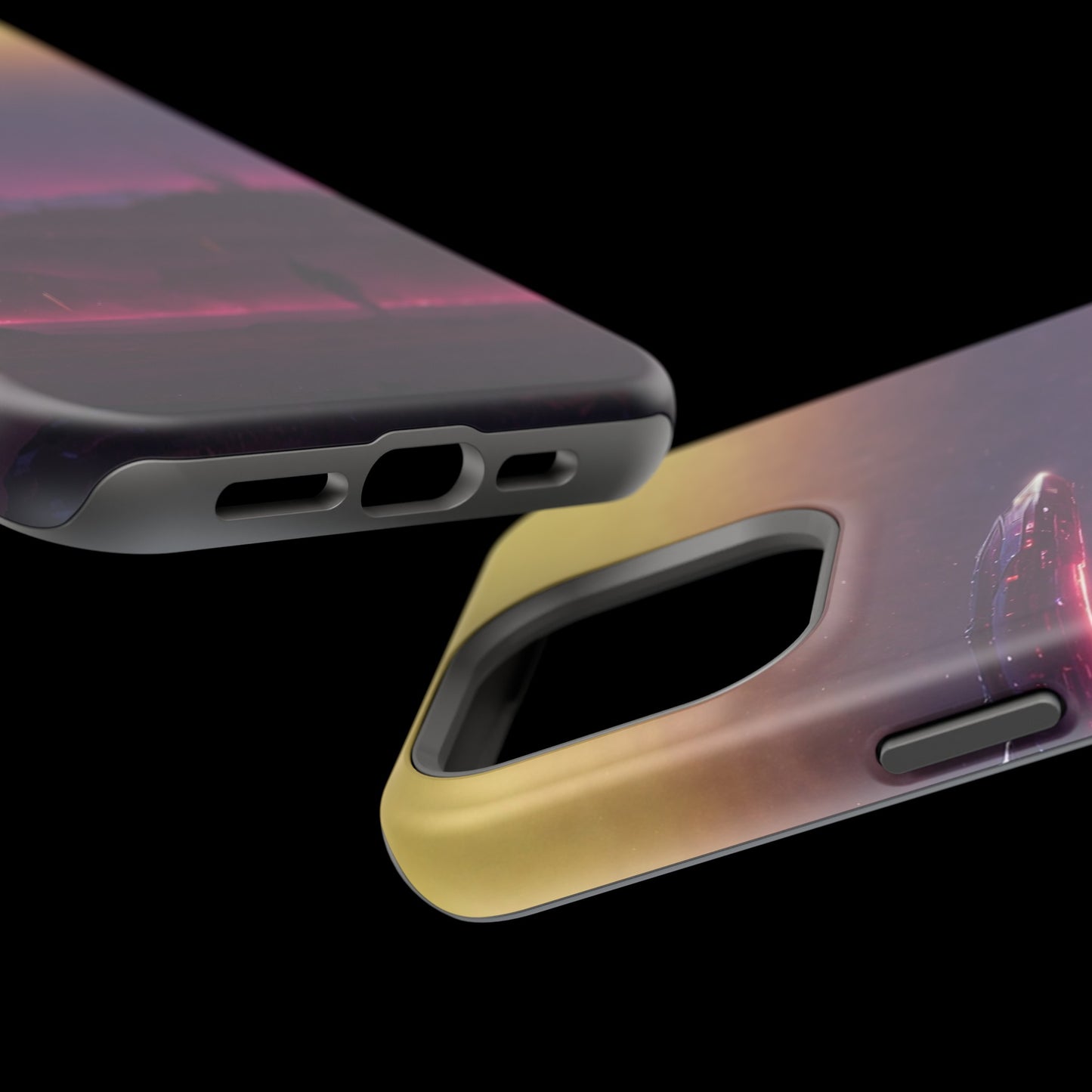 MagSafe Tough iPhone Case - "Cosmic Cyberpunk"