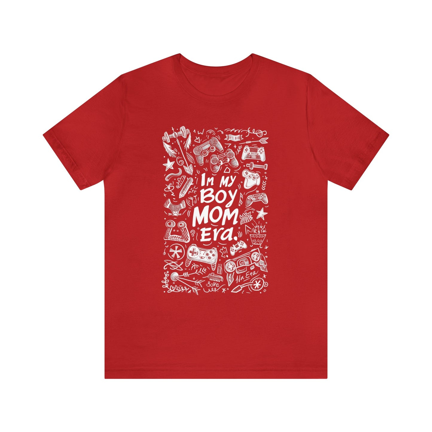 Unisex Jersey Short Sleeve Tee - In My Boy Mom Era - Gamer