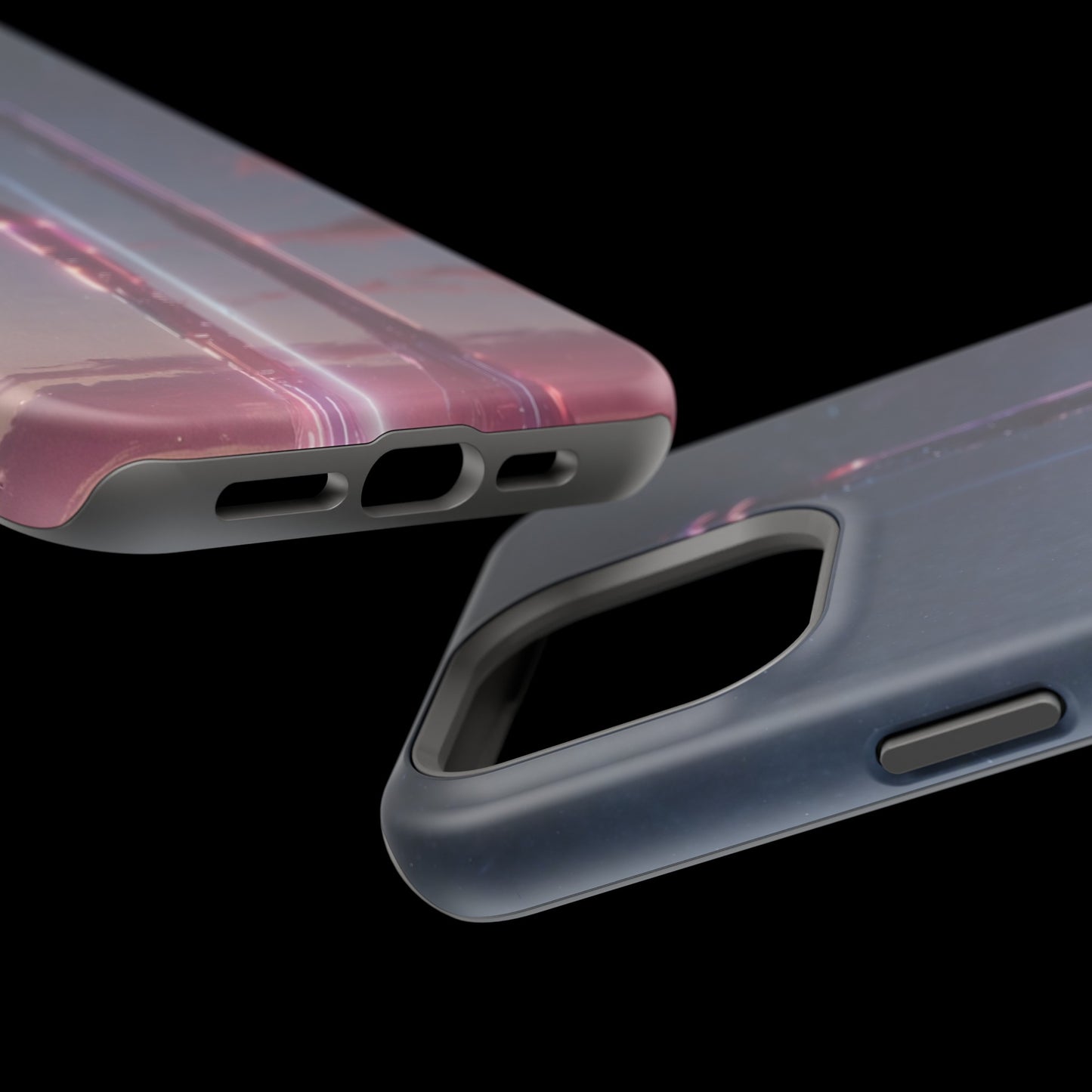 MagSafe Tough iPhone Case - Galactic Cyberpunk