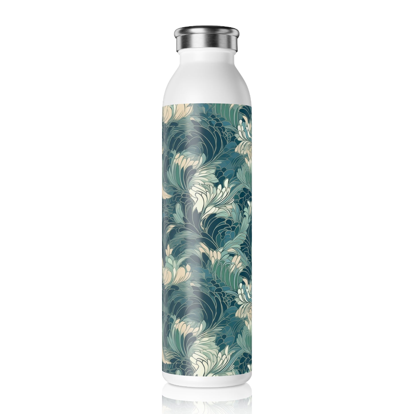 Slim Water Bottle - Gregoria Ustrasana Chinoiserie