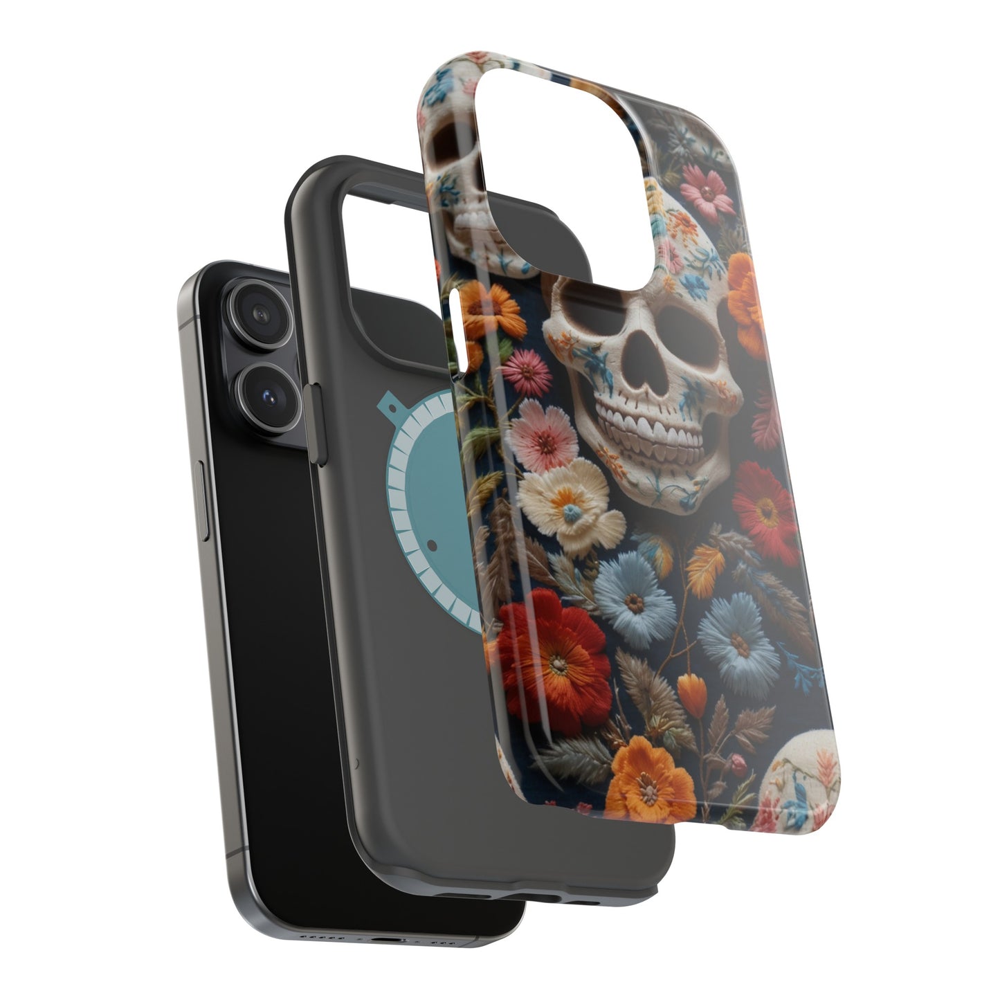 MagSafe Tough iPhone Case - "Embroidery Artistry"