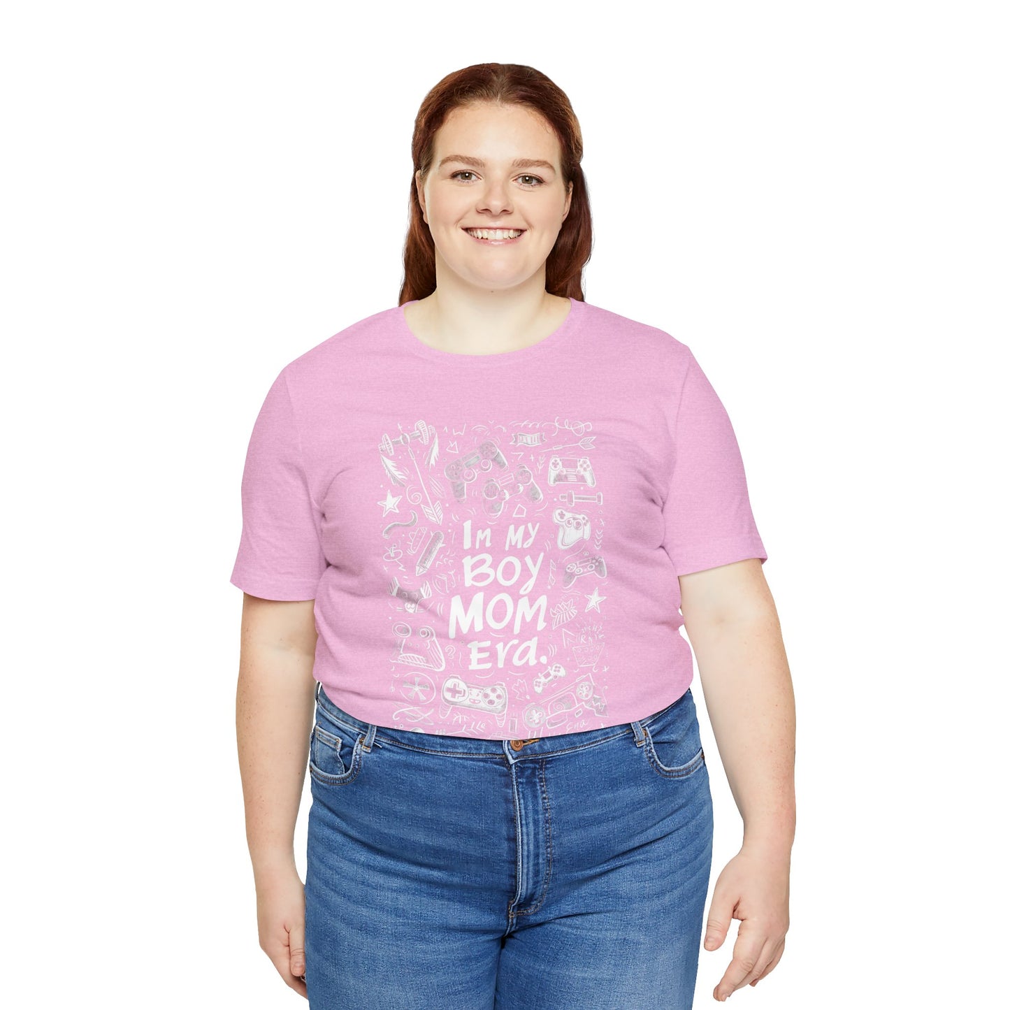 Unisex Jersey Short Sleeve Tee - In My Boy Mom Era - Gamer