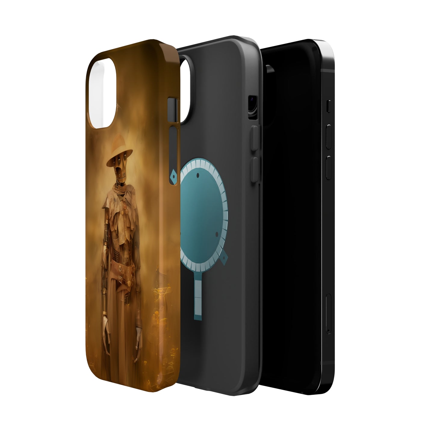 MagSafe Tough iPhone Case - C3P0 Wild West Photography Sepia Vintage Film