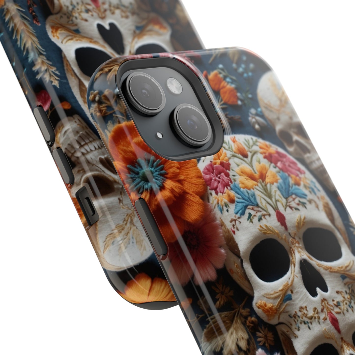 MagSafe Tough iPhone Case - "Artistic Embroidery"