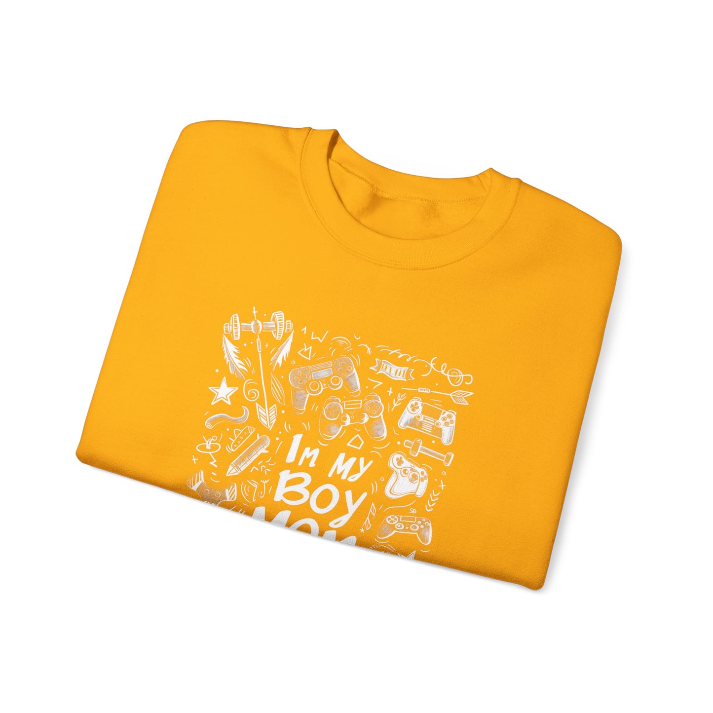 Unisex Heavy Blend™ Crewneck Sweatshirt - In My Boy Mom Era - Gamer