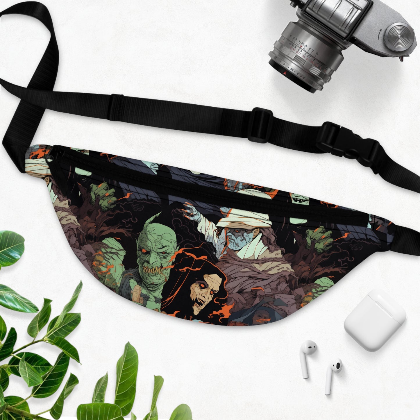 Fanny Pack/Bum Bag - Spooky Monsters Anime Alpha