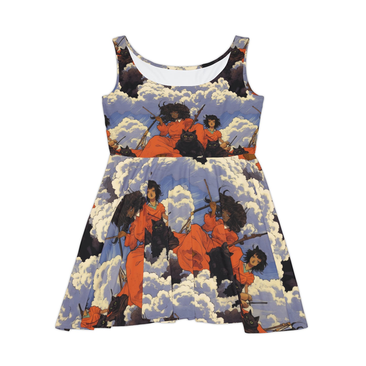 Women's Skater Dress - Teenage Witches Black Girl Magic