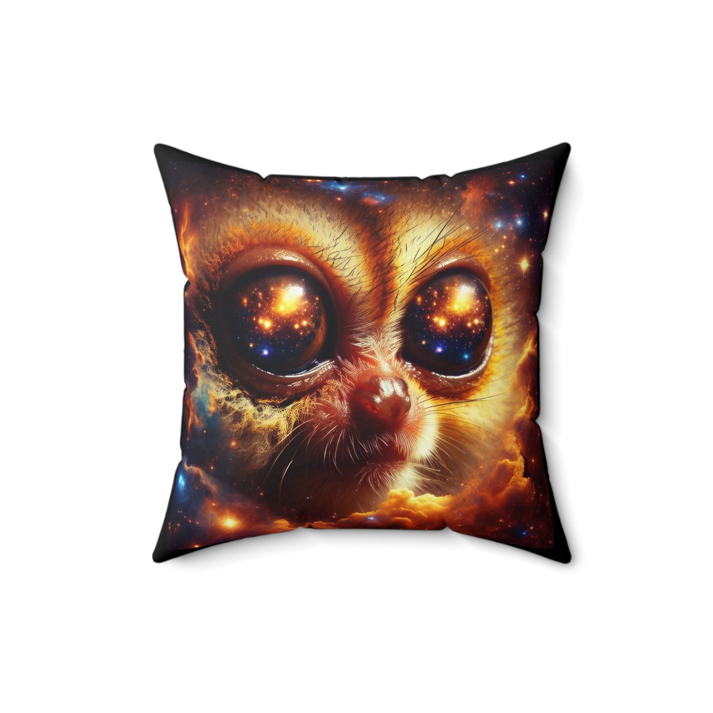 Spun Polyester Square Pillow - Tarsiers CosmicLevel
