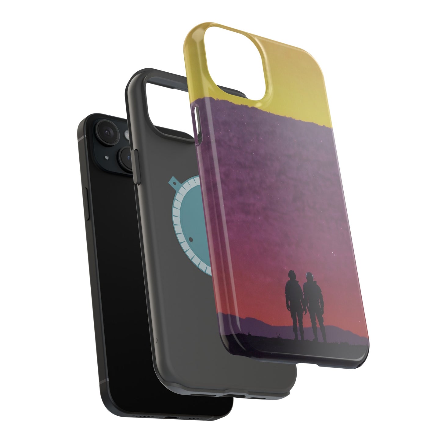 MagSafe Tough iPhone Case - "Cosmic Synthwave"