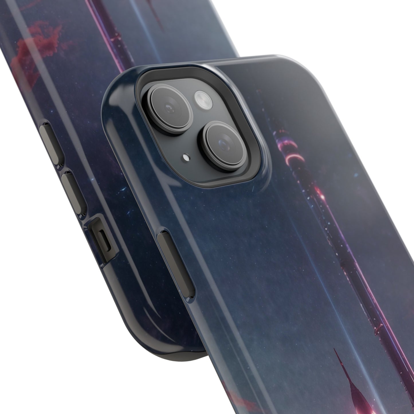 MagSafe Tough iPhone Case - Galactic Cyberpunk