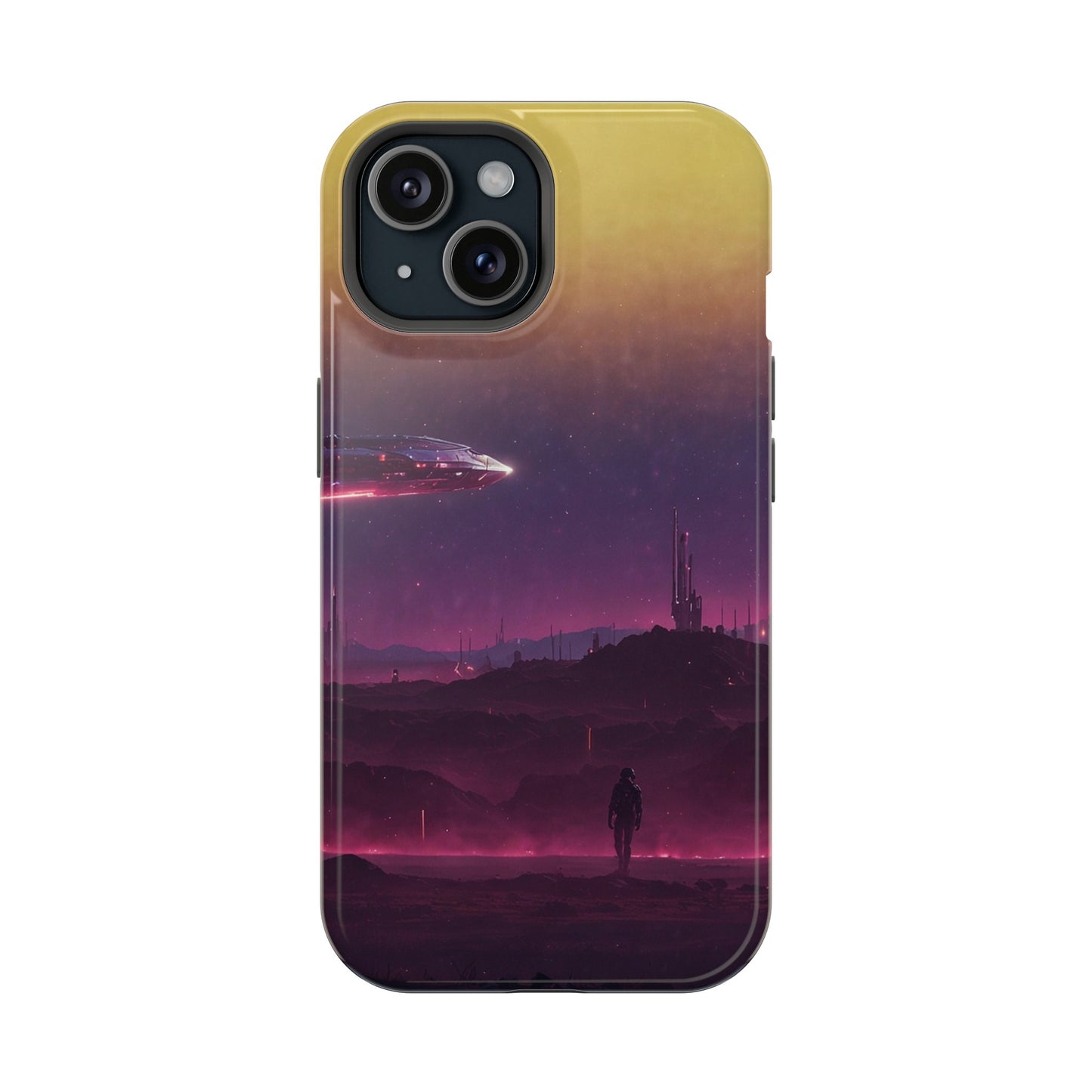 MagSafe Tough iPhone Case - "Cosmic Cyberpunk"